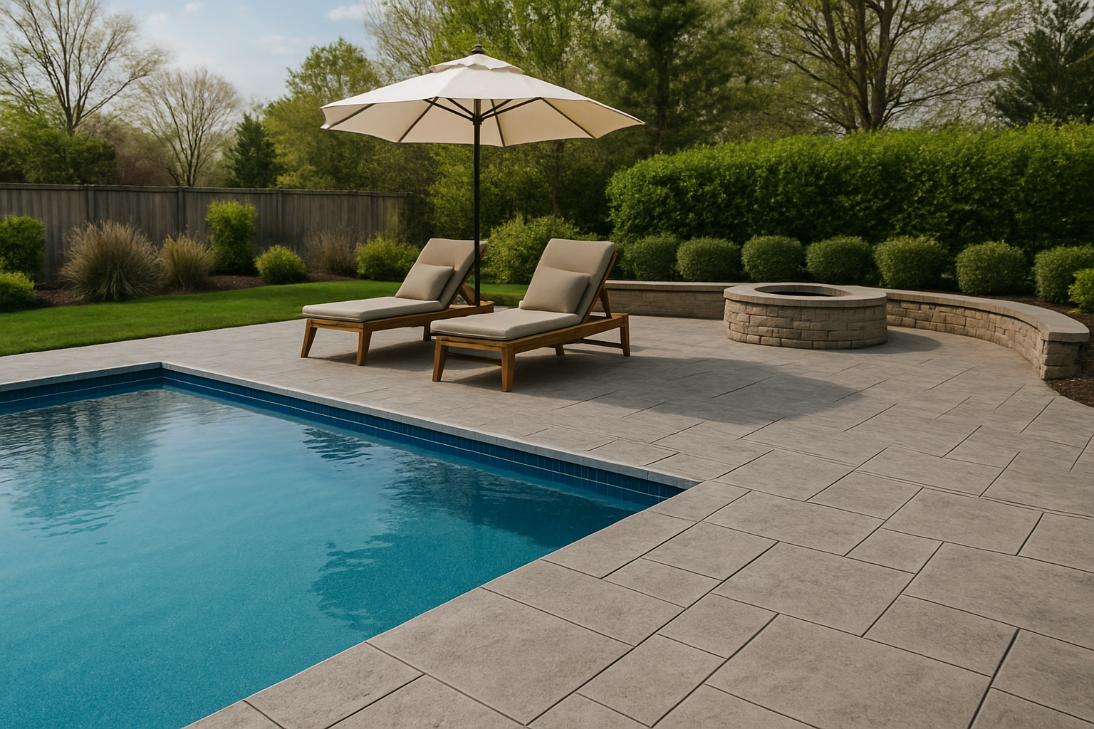 Concrete Pool Deck