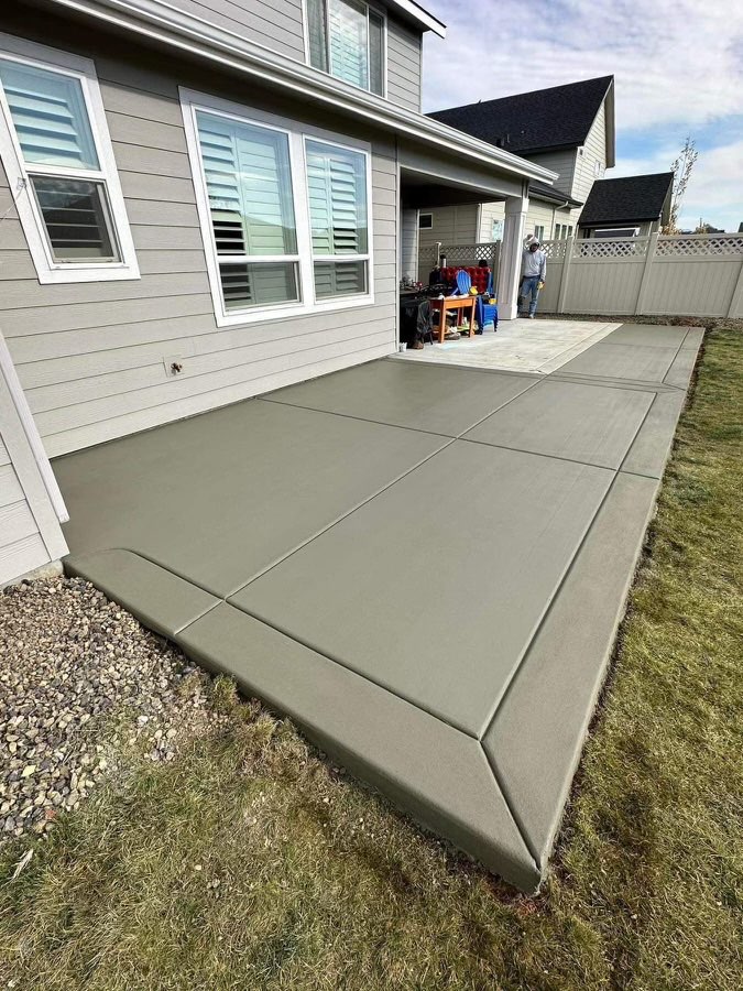 Concrete Patio Example
