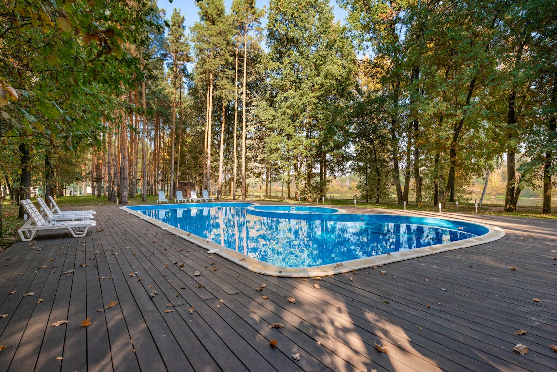 Wood Pool Deck
