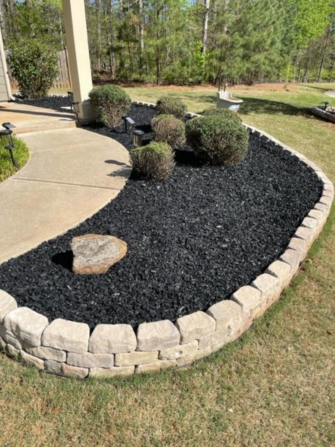 Stone Landscaping Example