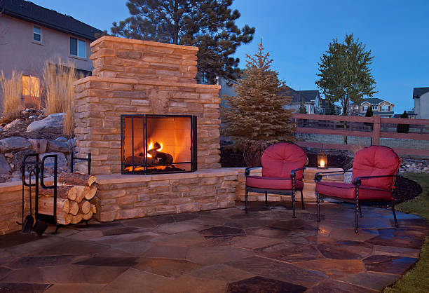 Outdoor Fireplace Example